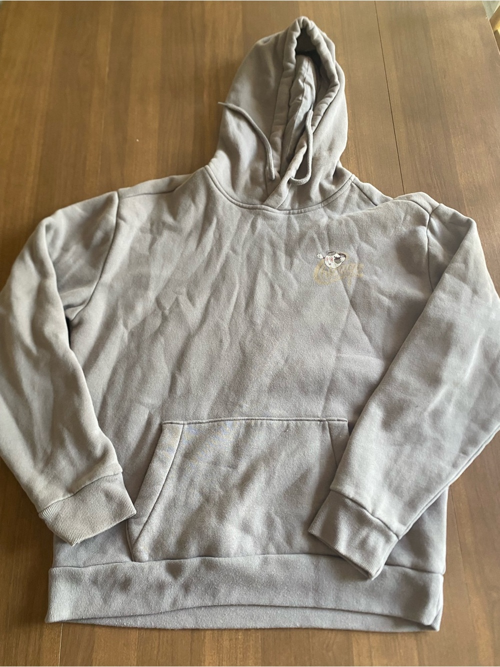 Hollister Medium Chicago Lakeside Diner Brown Hoodie